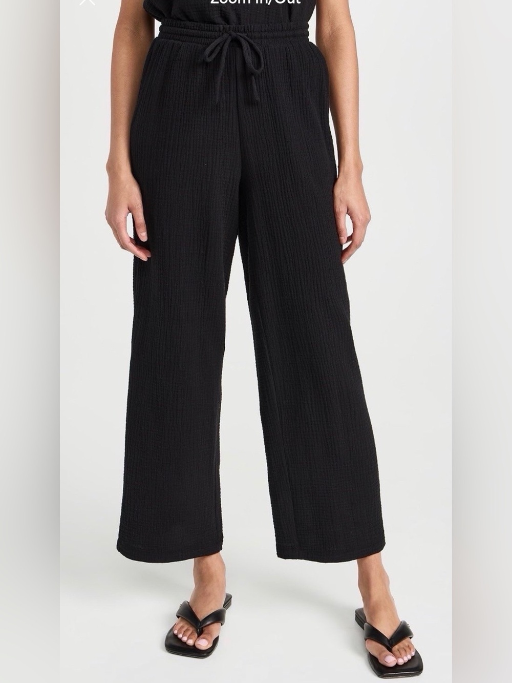 Z Supply: Wide Leg Lightweight Gauze Pants Size Small